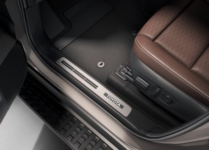 Apšviestos slenksčių plokštelės