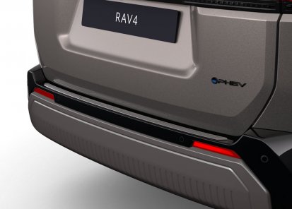 Galinio bamperio apsauginė plokštelė, nerūdijančio plieno