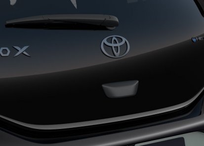 Bagažinės dangčio apdaila apatinė Black Mica