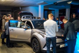 Magiškas TOYOTA C-HR vakaras