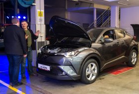 Magiškas TOYOTA C-HR vakaras